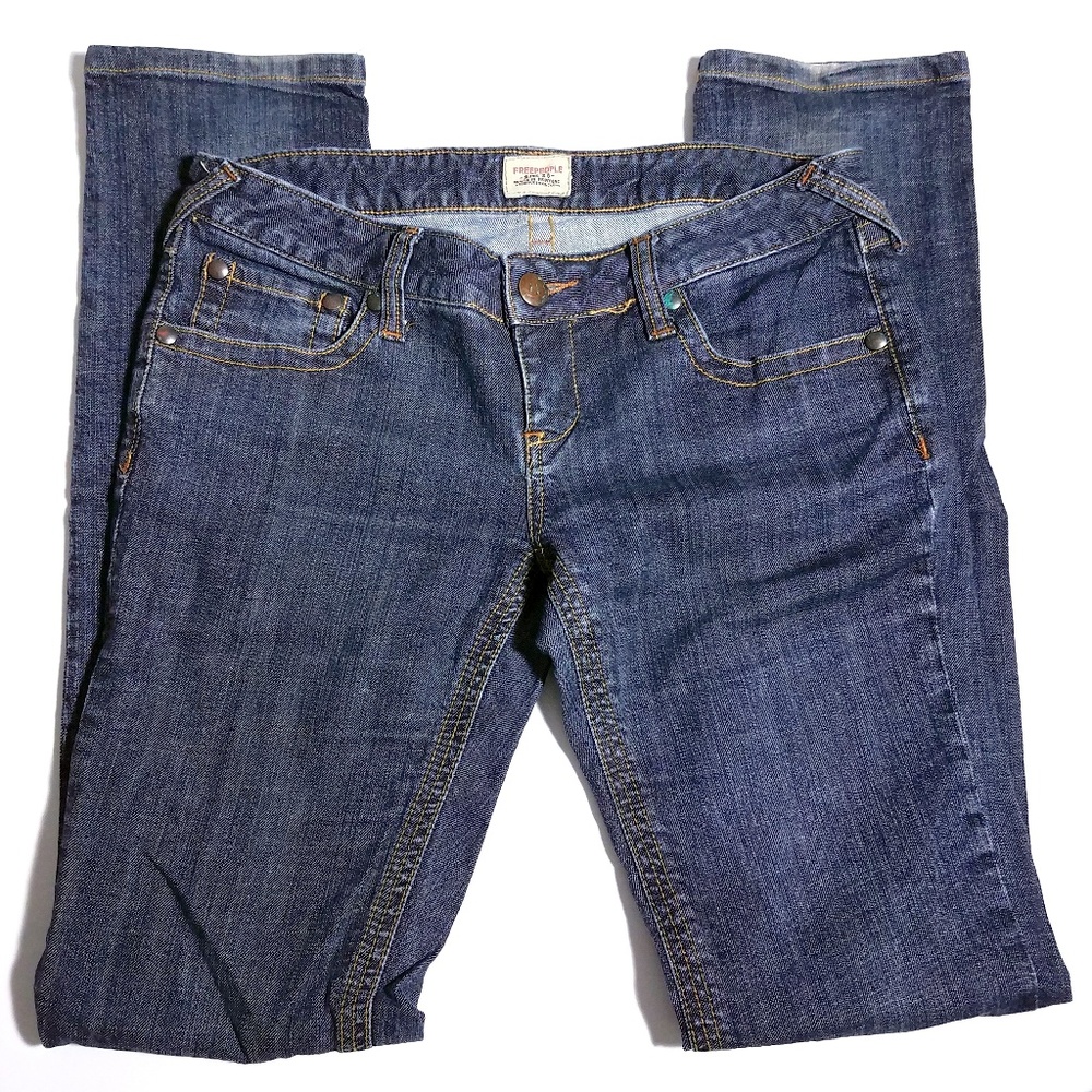 Anthropologie Free People Jeans Denim Low Rise 28